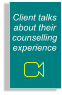 Client talks about their counselling experience